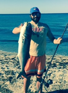 CAN'T MISS DAN: Scored early and often with gorilla bluefish