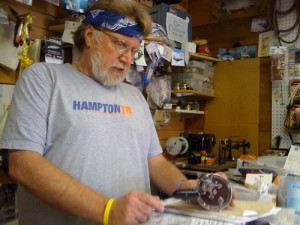 Harvey Bennett of The Tackle Shop in Amagansett says he would like to drive a Toyota Prius--but he wouldn't know where to mount the gun rack